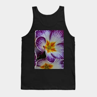 Primula  yellow violett Tank Top